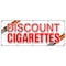 Signmission DISCOUNT CIGARETTES BANNER SIGN cheap tobacco smoking cigar smoke brand B-120 Discount Cigarettes - alternate 1